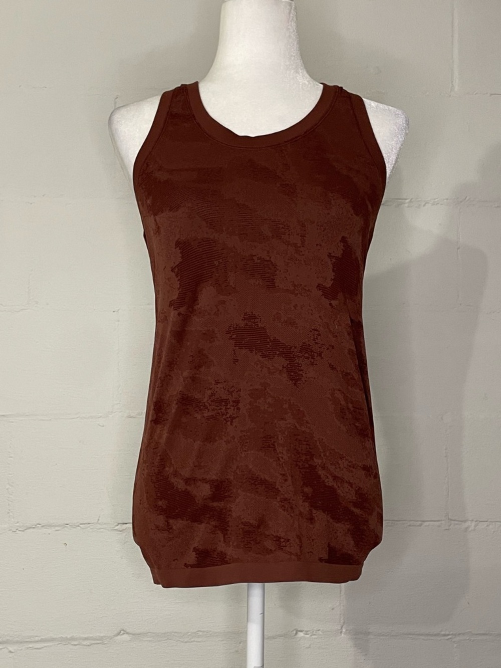 Athleta Ribbed Longline Tank - Deep Rust